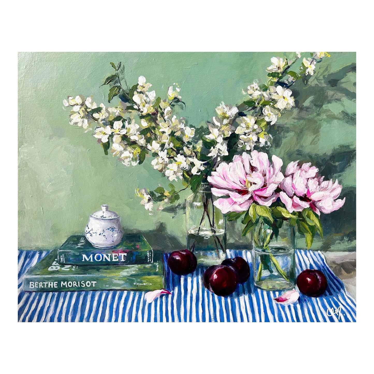 Impressionists and Plums - Fine Art Print