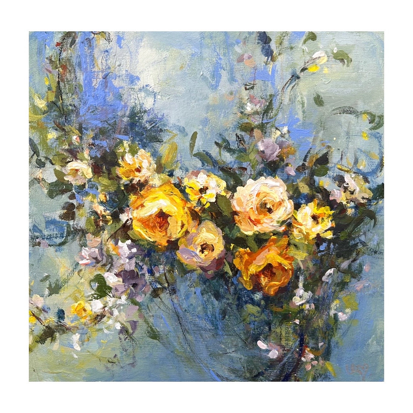 Late Spring. Original painting. Ursula Maser Art.