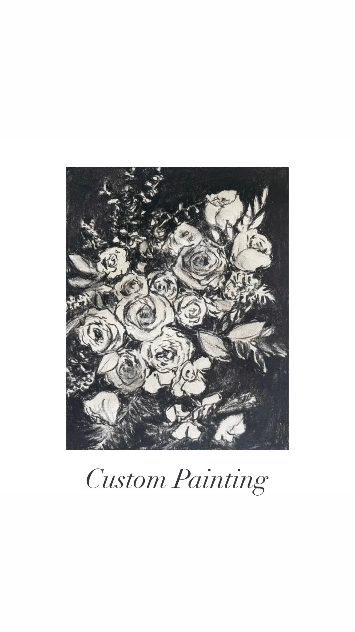 Fine art, floral painting, acrylic painting, botanical art, birth flower painting, flower painting. Medicine Hat artist, Canadian art, southern alberta artist, custom painting, heirloom art, keepsake art, commission, Ursula Maser artist. 